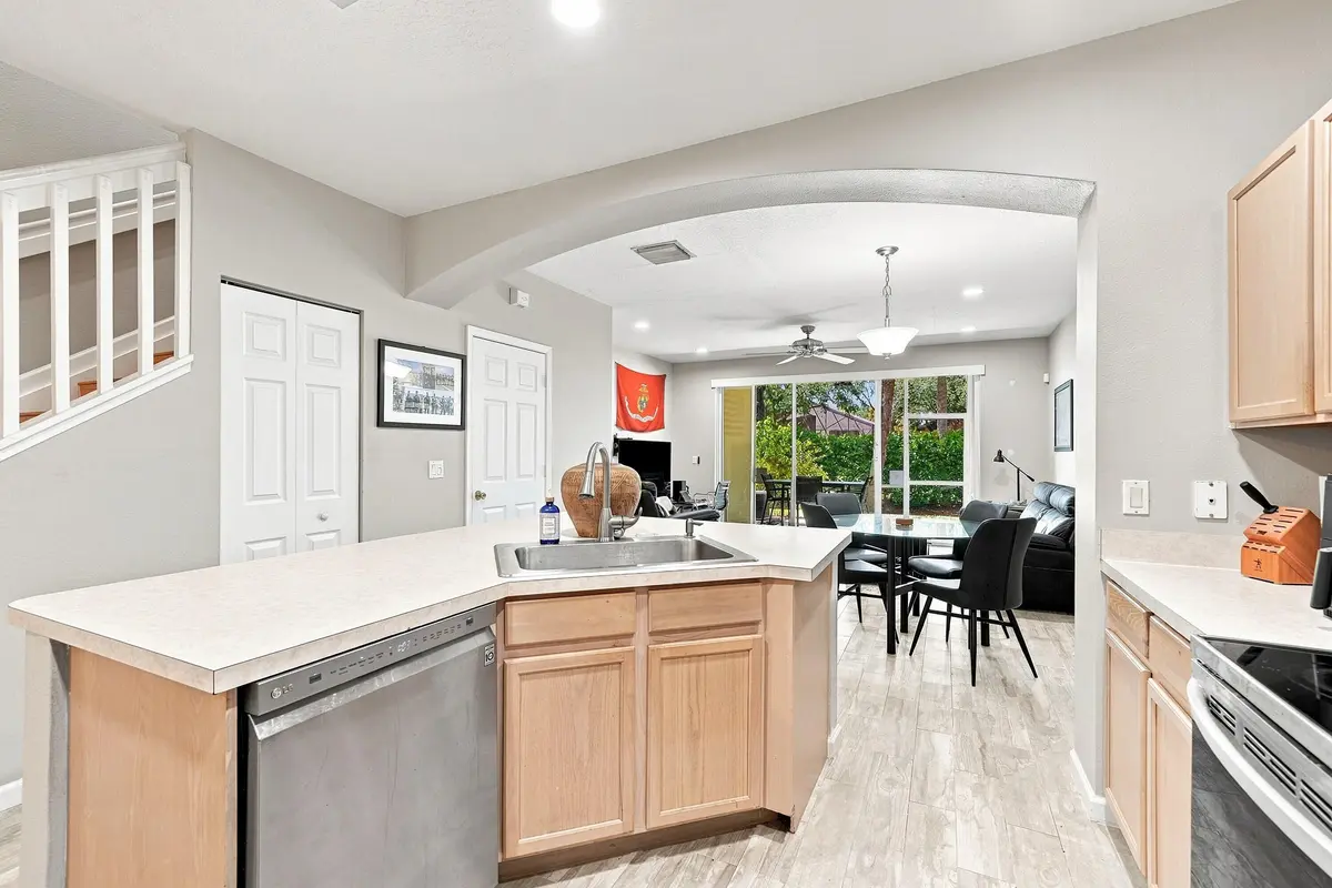 Kitchen & living room (2) at 9989 PORTA LEONA Lane, Boynton Beach