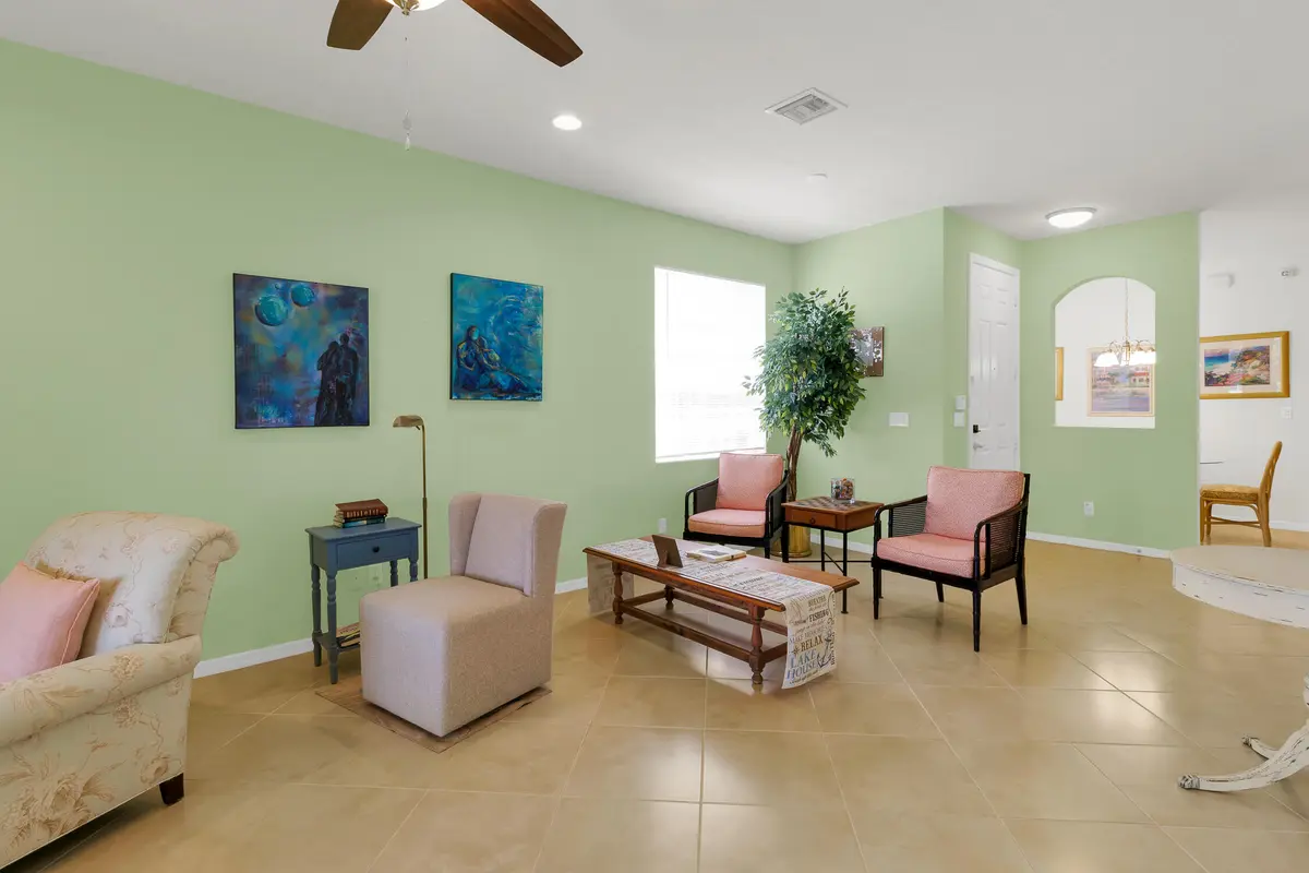 Living Area at 6380 OXFORD Circle 104D, Vero Beach