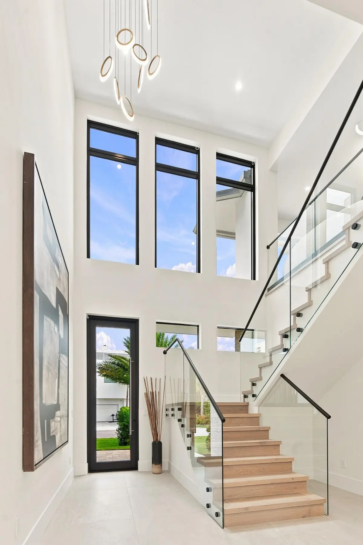 Entrance Foyer at 3093 Banyan Road, Boca Raton