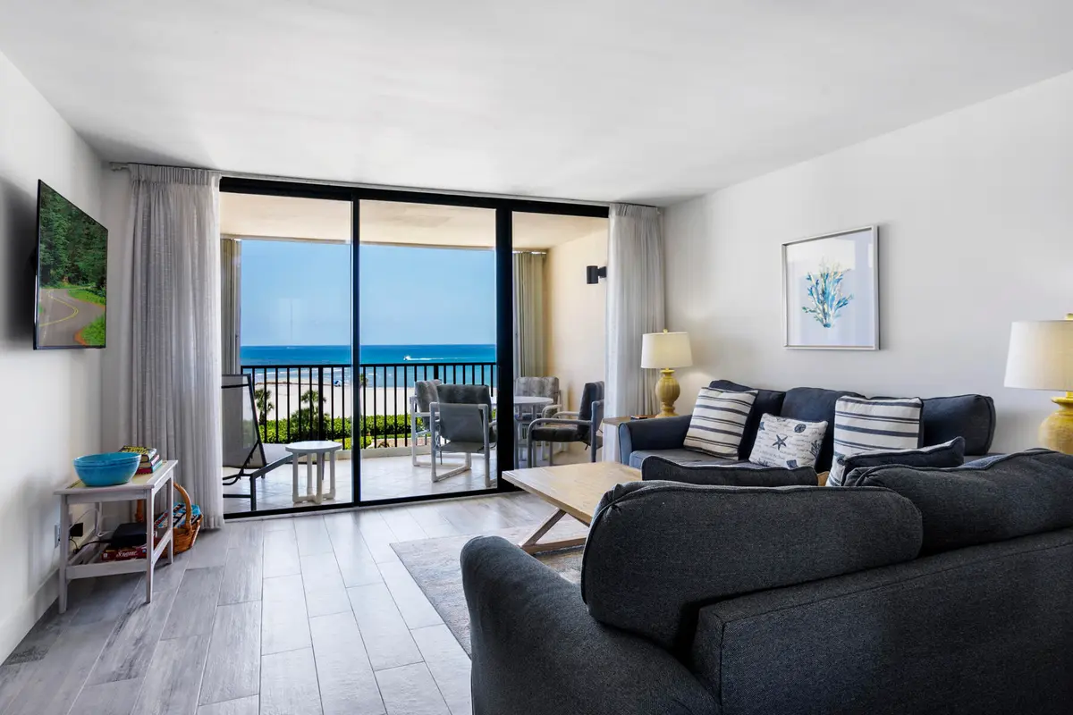 Living Room at 300 Ocean Trail Way 510, Jupiter