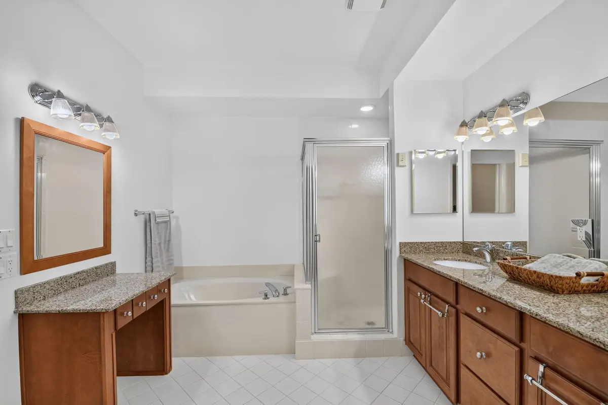 Primary en-suite Bathroom at 12447 Crystal Pointe Drive 201, Boynton Beach