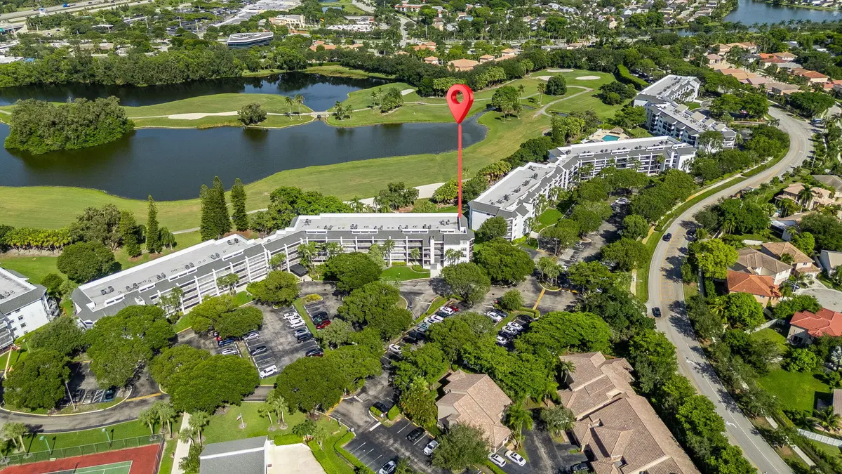 Fairways Dron View Front at 16141 W BLATT Boulevard 413, Weston