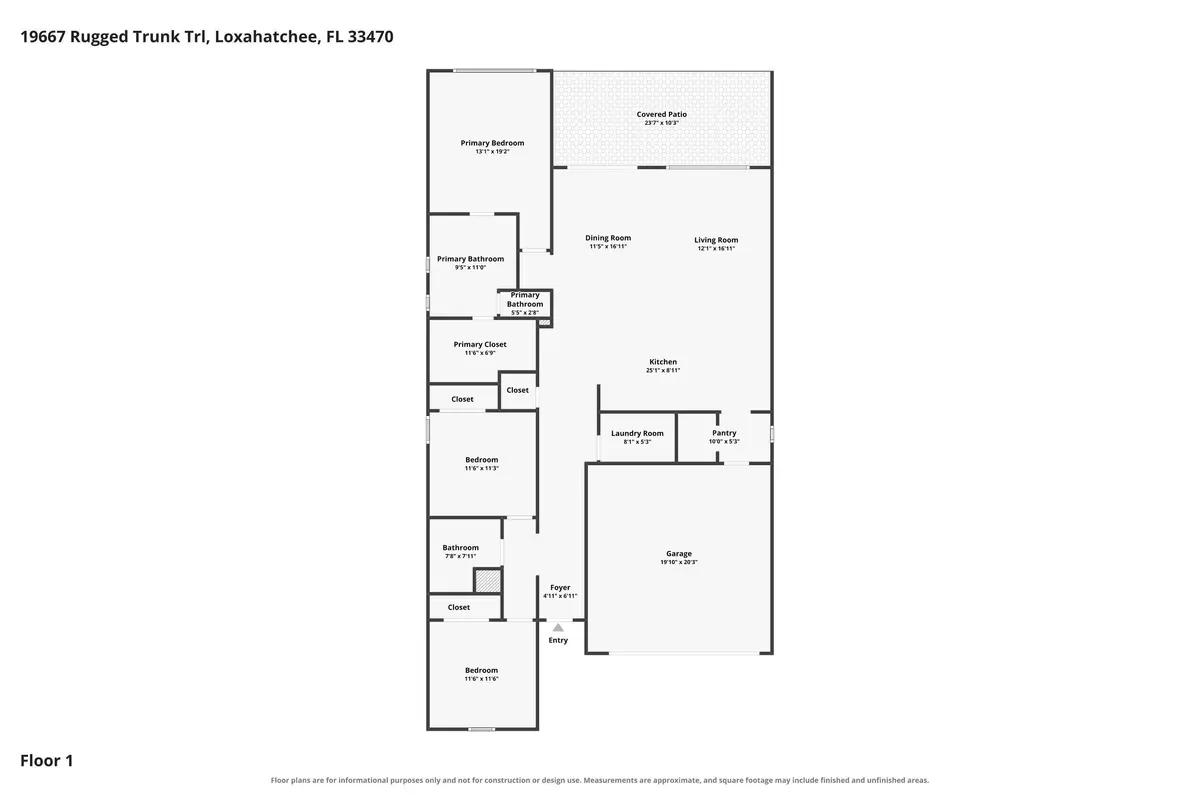 Floor-Plan at 19667 Rugged Trunk Trail, Loxahatchee