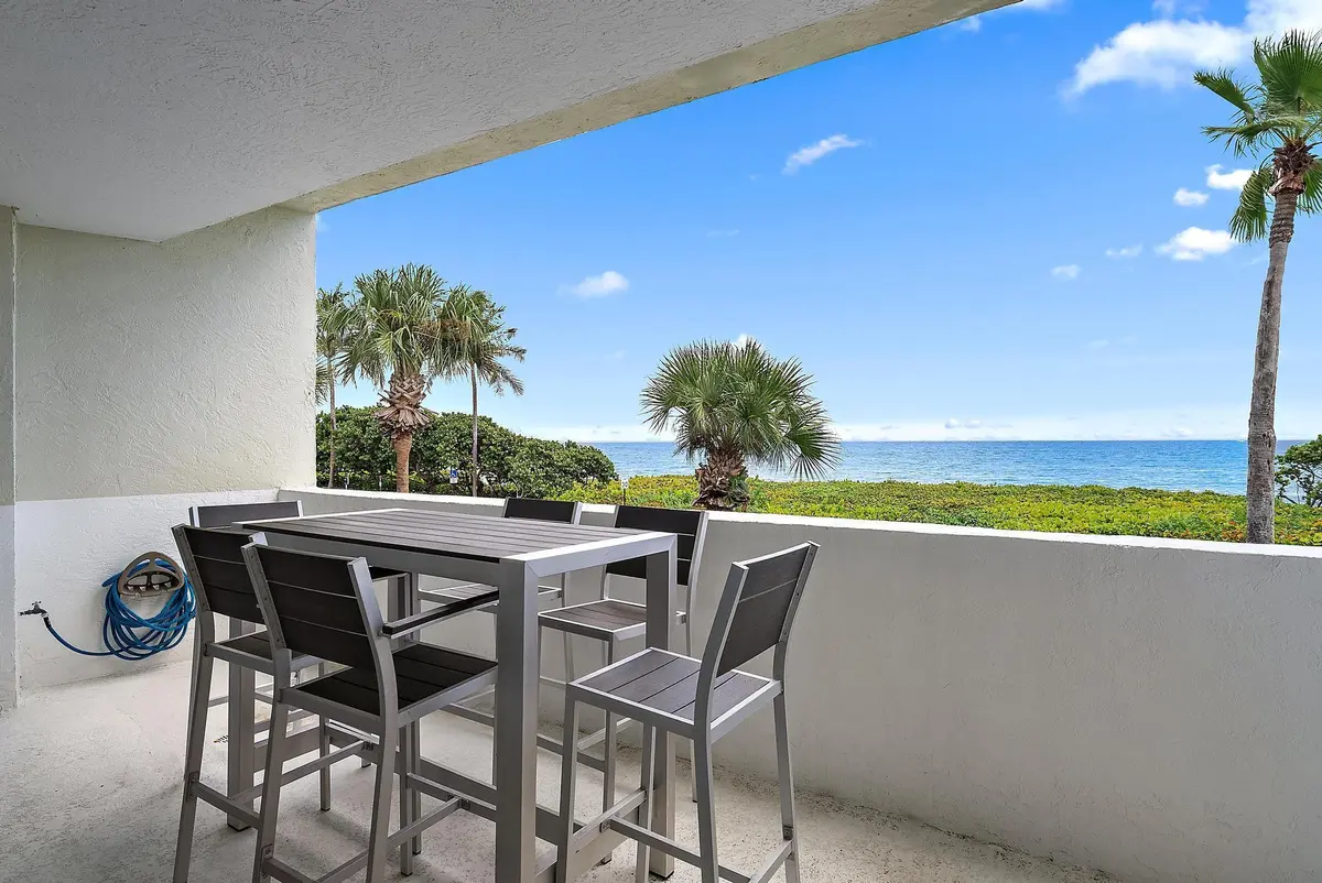 2nd floor patio with ocean view at 2050 S HIGHWAY A1A 5, Jupiter