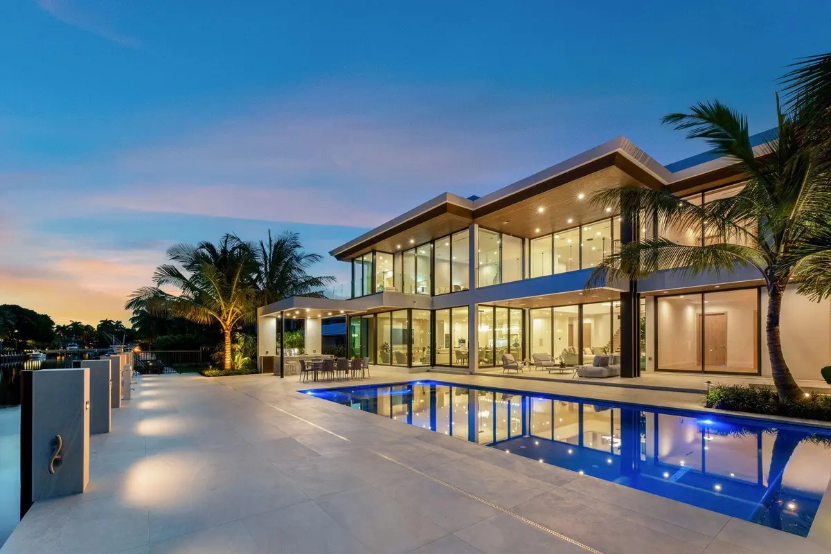 Resort Living with 80' Deep-Water Dock at 2400 Barcelona Drive, Fort Lauderdale