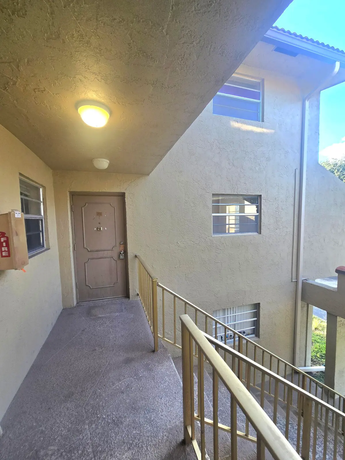 catwalk view at 11101 Royal Palm Boulevard 213, Coral Springs