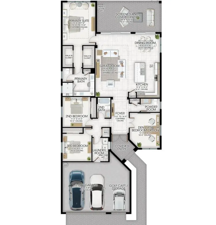 Palazzo II Floor Plan Best at 11292 SW Panorama Road, Port St. Lucie