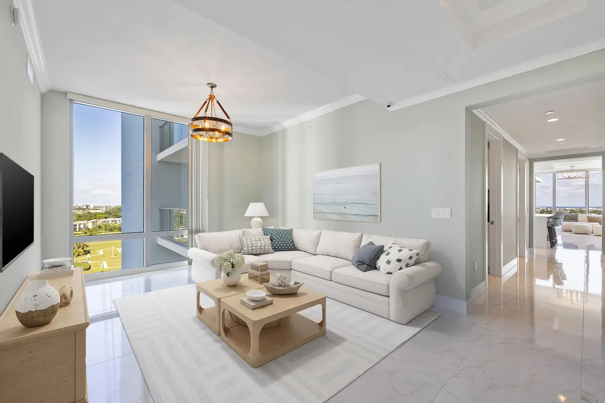 Den - Virtually Staged at 2 WATER CLUB Way 1003, North Palm Beach