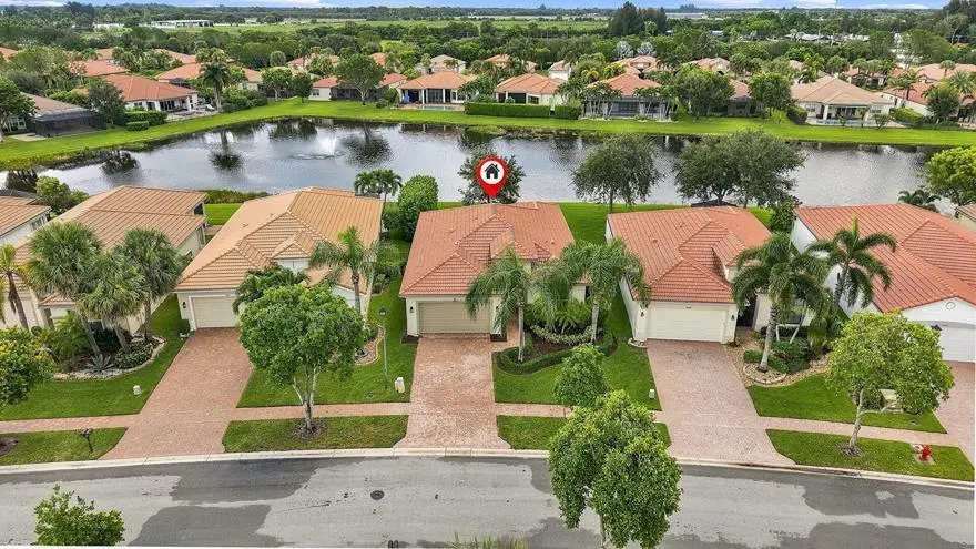Aerial at 14820 Strand Lane, Delray Beach