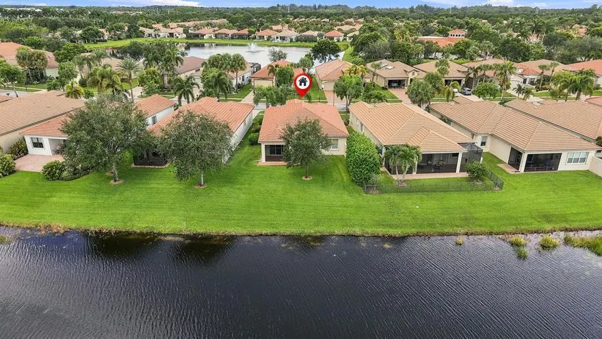 Aerial at 14820 Strand Lane, Delray Beach
