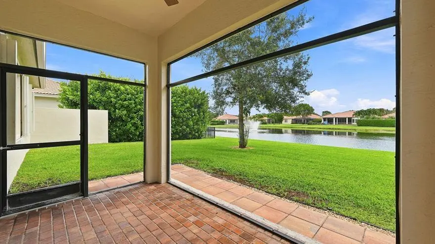 Screened Patio at 14820 Strand Lane, Delray Beach