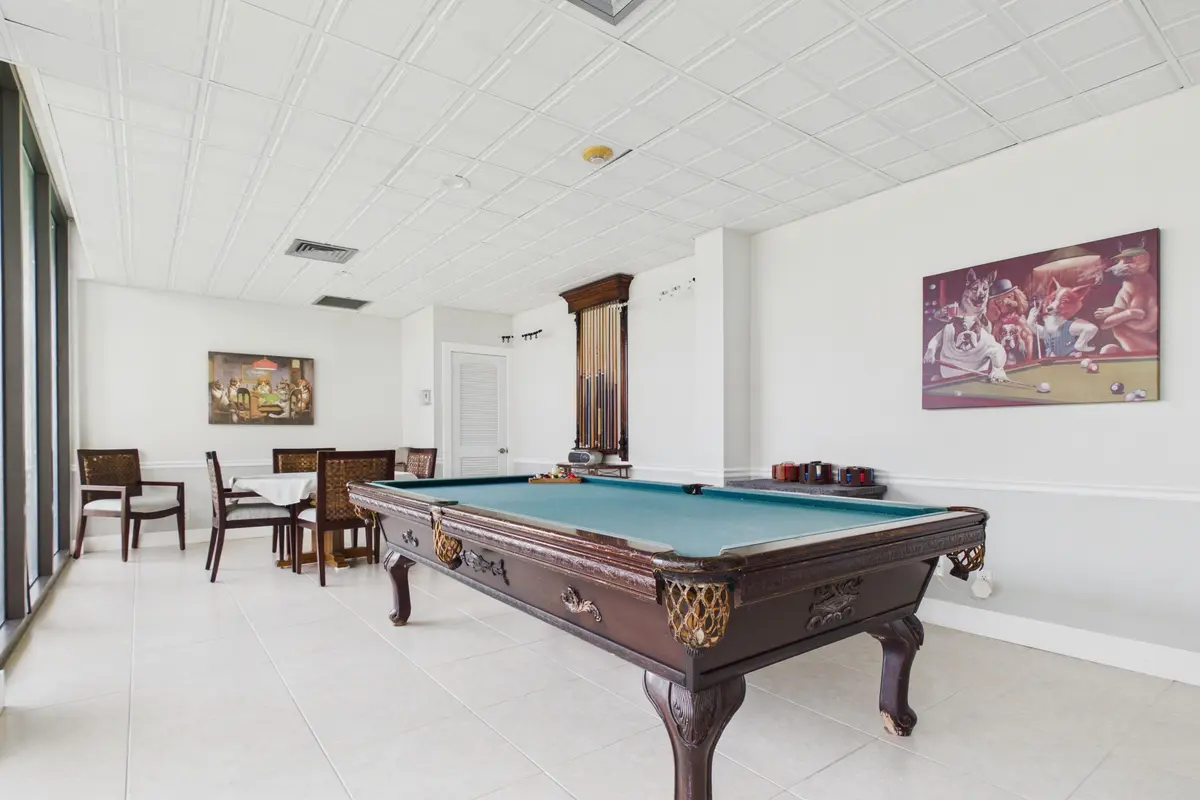 Billard Room at 336 GOLFVIEW Road 1017, North Palm Beach