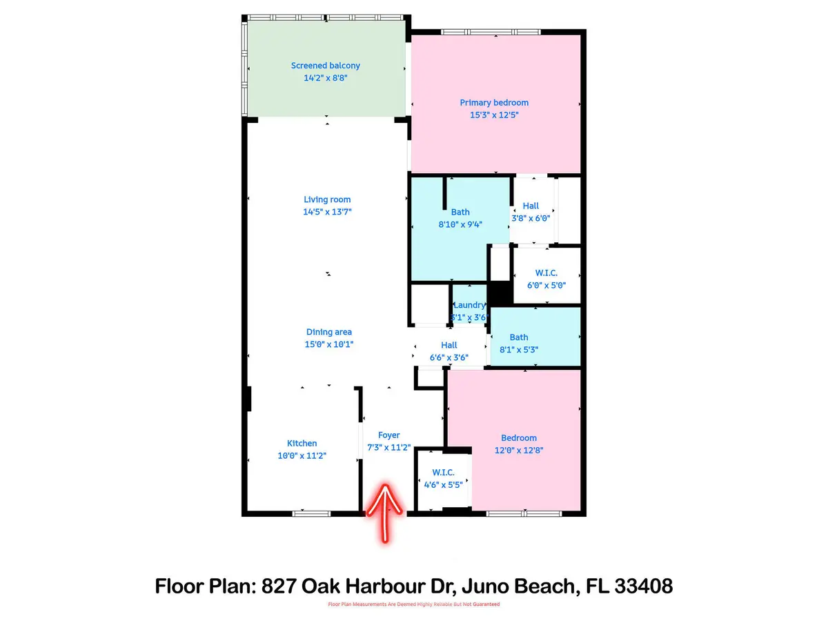 2 Floor Plan at 827 OAK HARBOUR Drive, Juno Beach