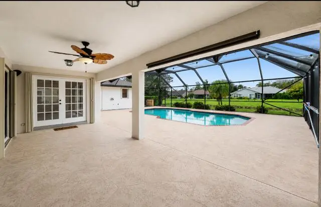Covered Patio Area at 14358 BLACKBERRY Drive, Wellington