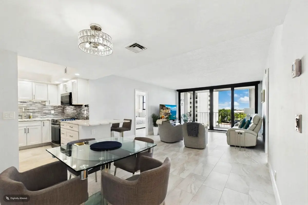 Dining to Living Room at 336 GOLFVIEW Road 708, North Palm Beach