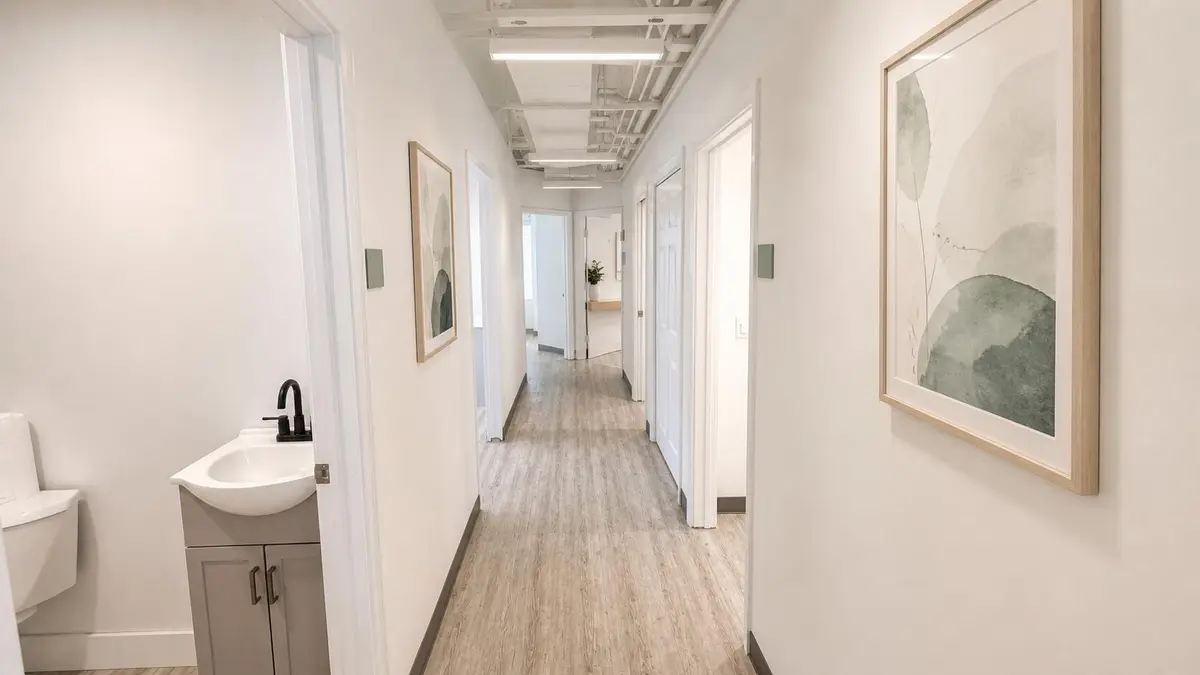 Office Hallway Stage 1 at 5610 PGA Boulevard 214, Palm Beach Gardens