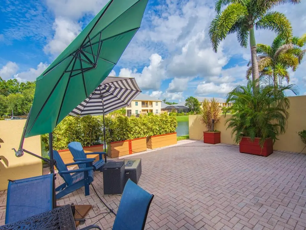 Patio at 4555 BRIDGEPOINTE Way 126, Vero Beach