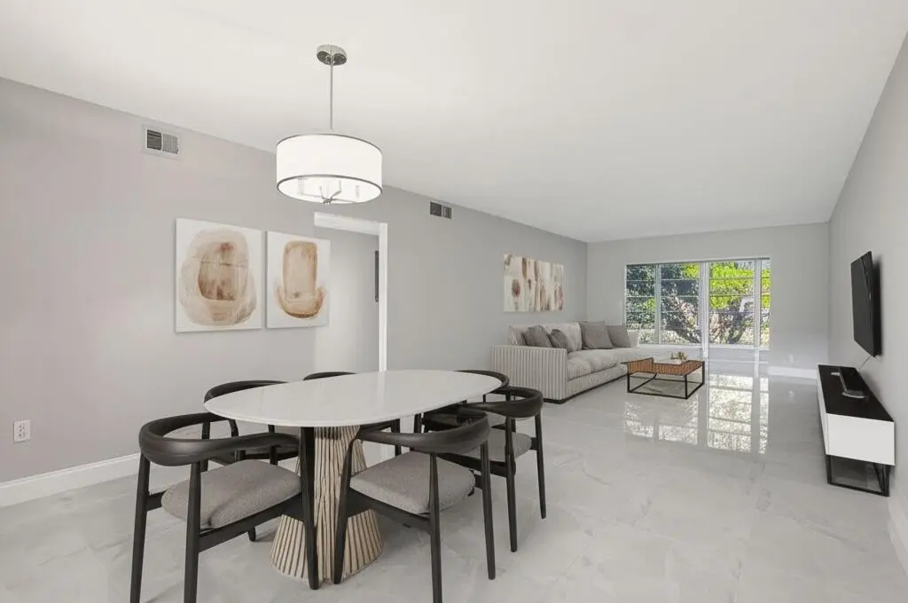 Living Room Dining at 2202 LUCAYA Bend G2, Coconut Creek