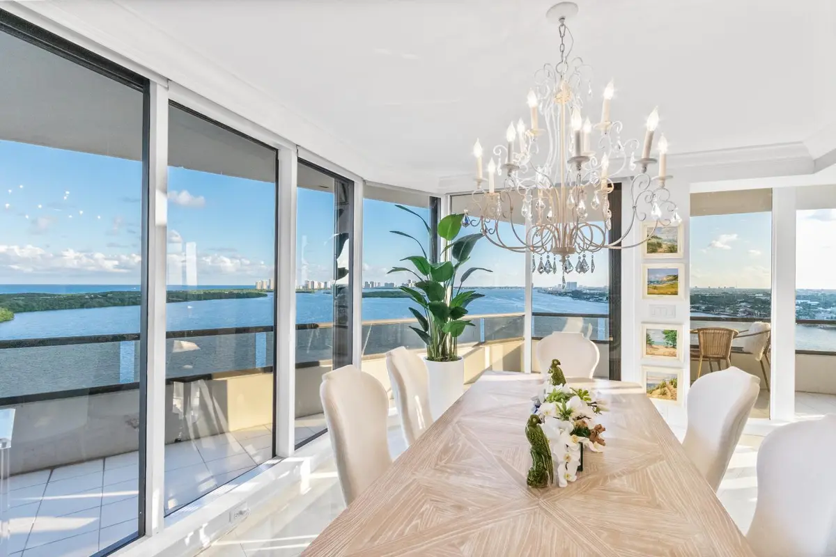 Dining Room at 100 Lakeshore Drive 1453, North Palm Beach