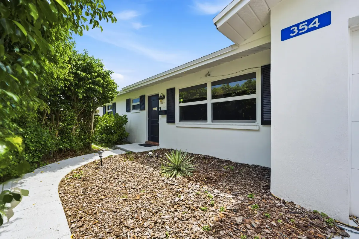 FRONT EXTERIOR at 354 Edmor Road, West Palm Beach