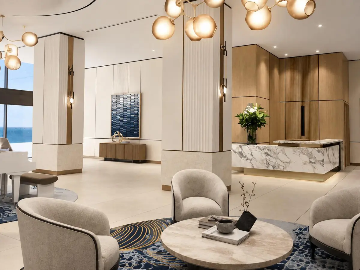 New Lobby Rendering at 100 Lakeshore Drive 1453, North Palm Beach