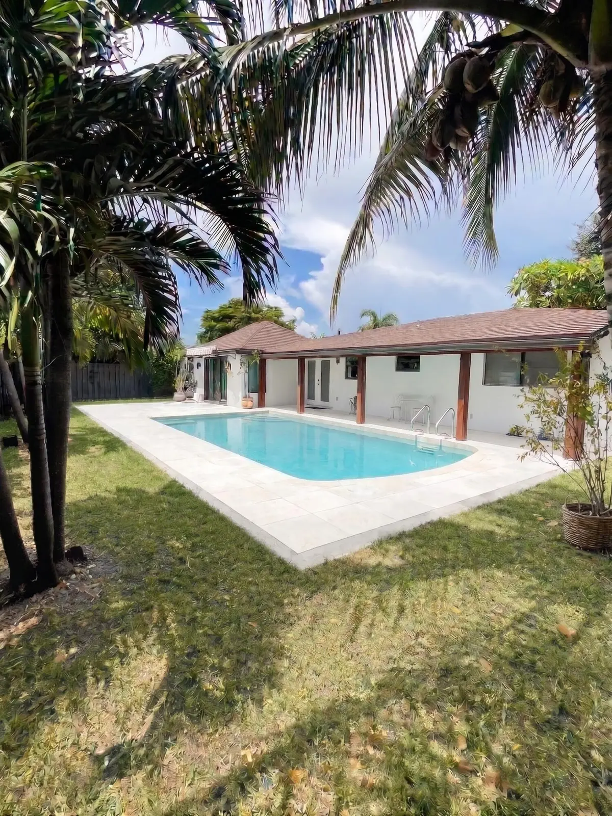 backyard at 336 NE 28th Terrace, Boca Raton
