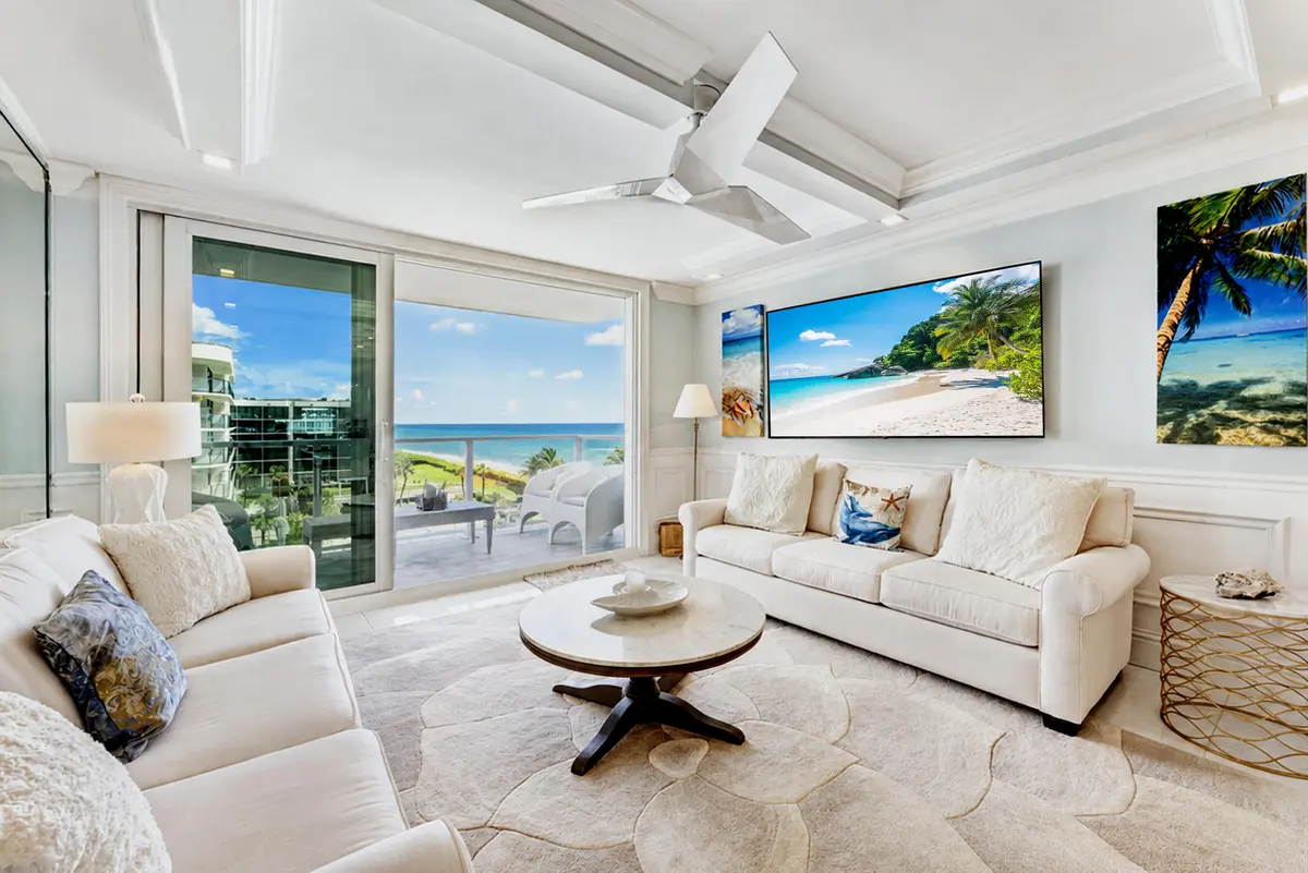Bright and beachy at 3450 S Ocean Boulevard 505, Palm Beach