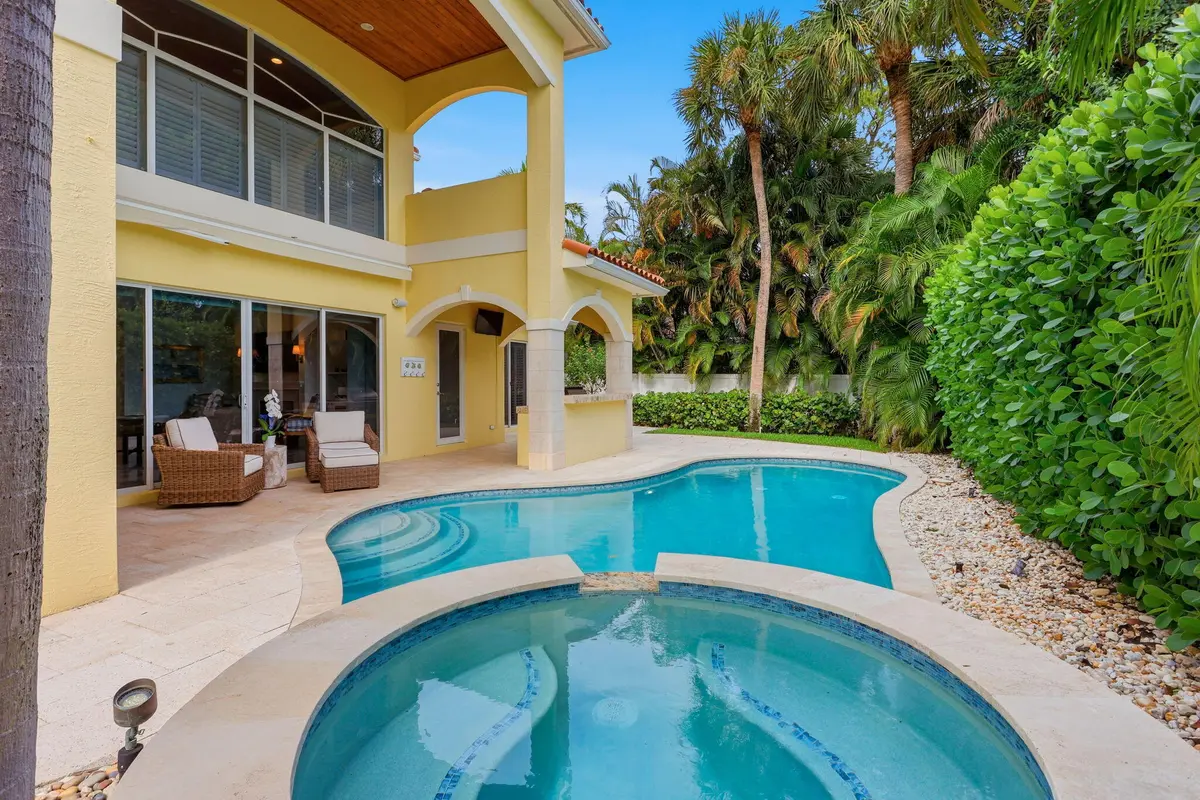 Pool Area at 106 Nativa Circle, North Palm Beach