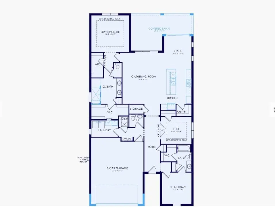 109 Floorplan at 1375 Hideaway Drive 109 Prestige, Vero Beach