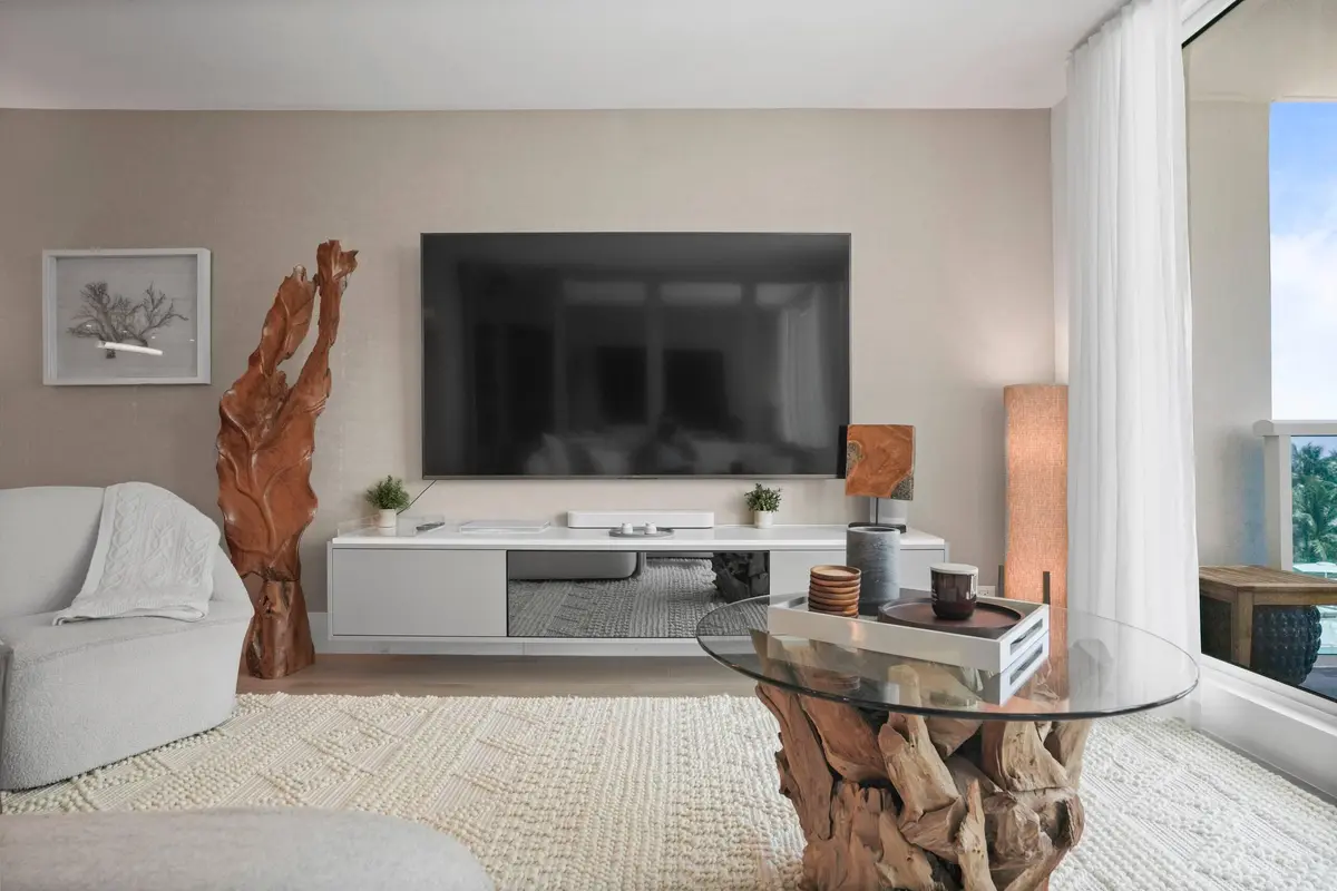 Living Room at 2301 COLLINS Avenue 407, Miami Beach
