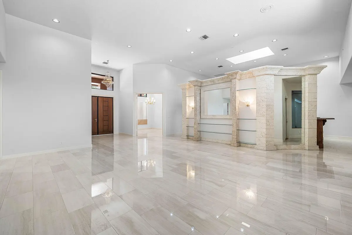 Living room at 17595 Bocaire Place, Boca Raton