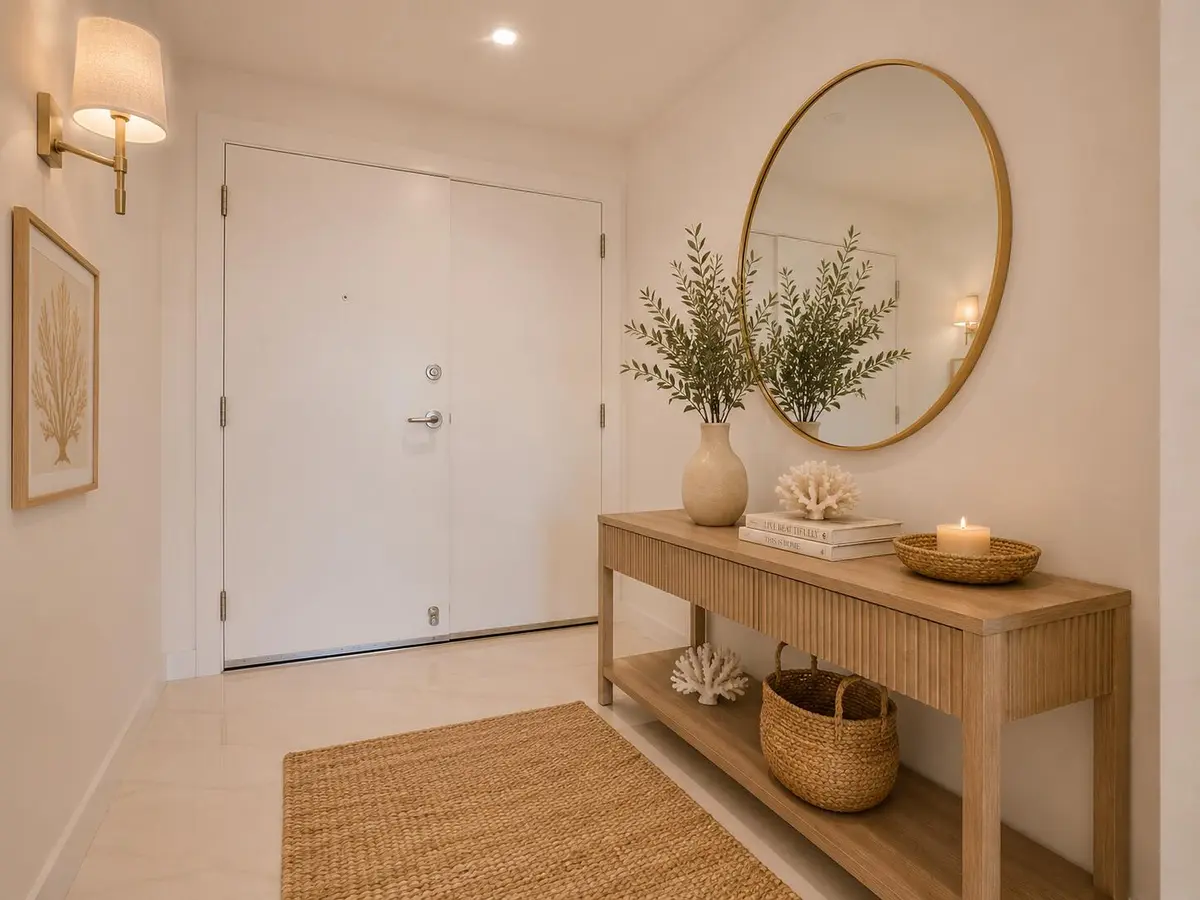 Foyer Enytance at 730 N OCEAN Boulevard 1501, Pompano Beach