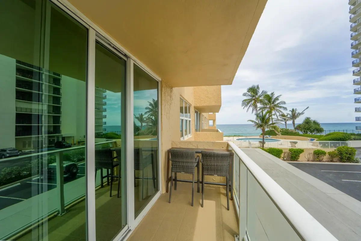 Balcony at 5440 N Ocean Drive 203, Singer Island