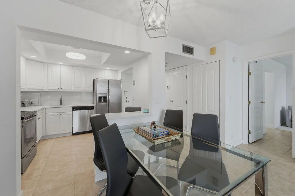Dining Kitchen at 5440 N Ocean Drive 203, Singer Island