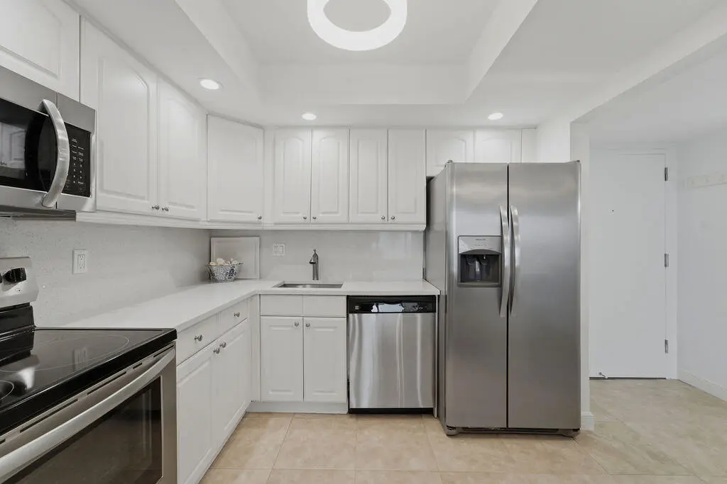 Kitchen at 5440 N Ocean Drive 203, Singer Island