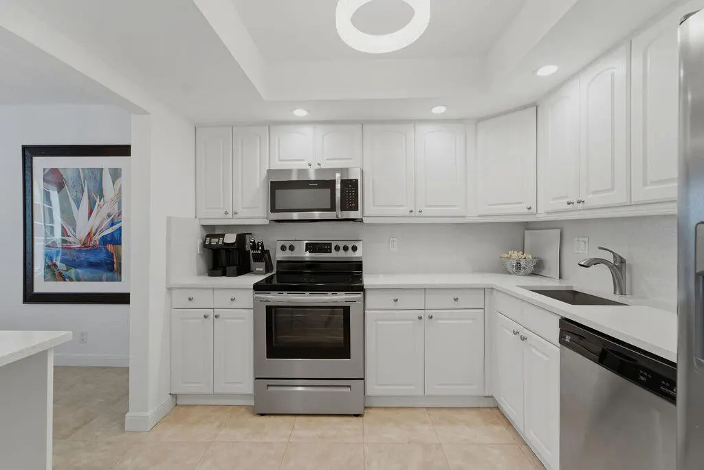 Kitchen at 5440 N Ocean Drive 203, Singer Island