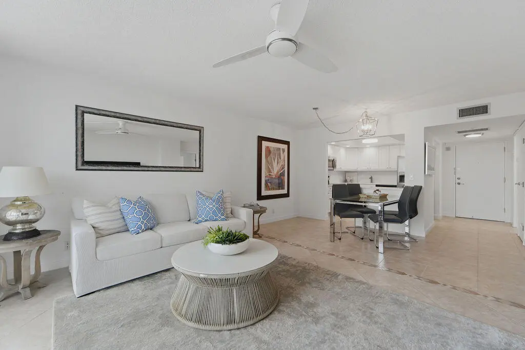 Living Room at 5440 N Ocean Drive 203, Singer Island