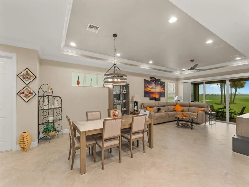 Dining living room at 24032 SW FIRENZE Way, Port St. Lucie