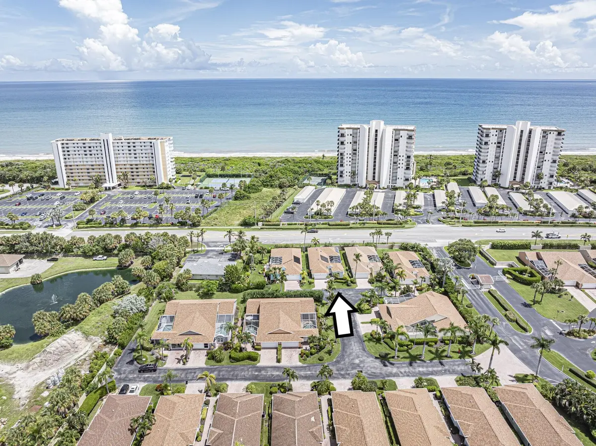 Drone Shot House Ocean Arrow at 3258 LAKESHORE Drive, Fort Pierce