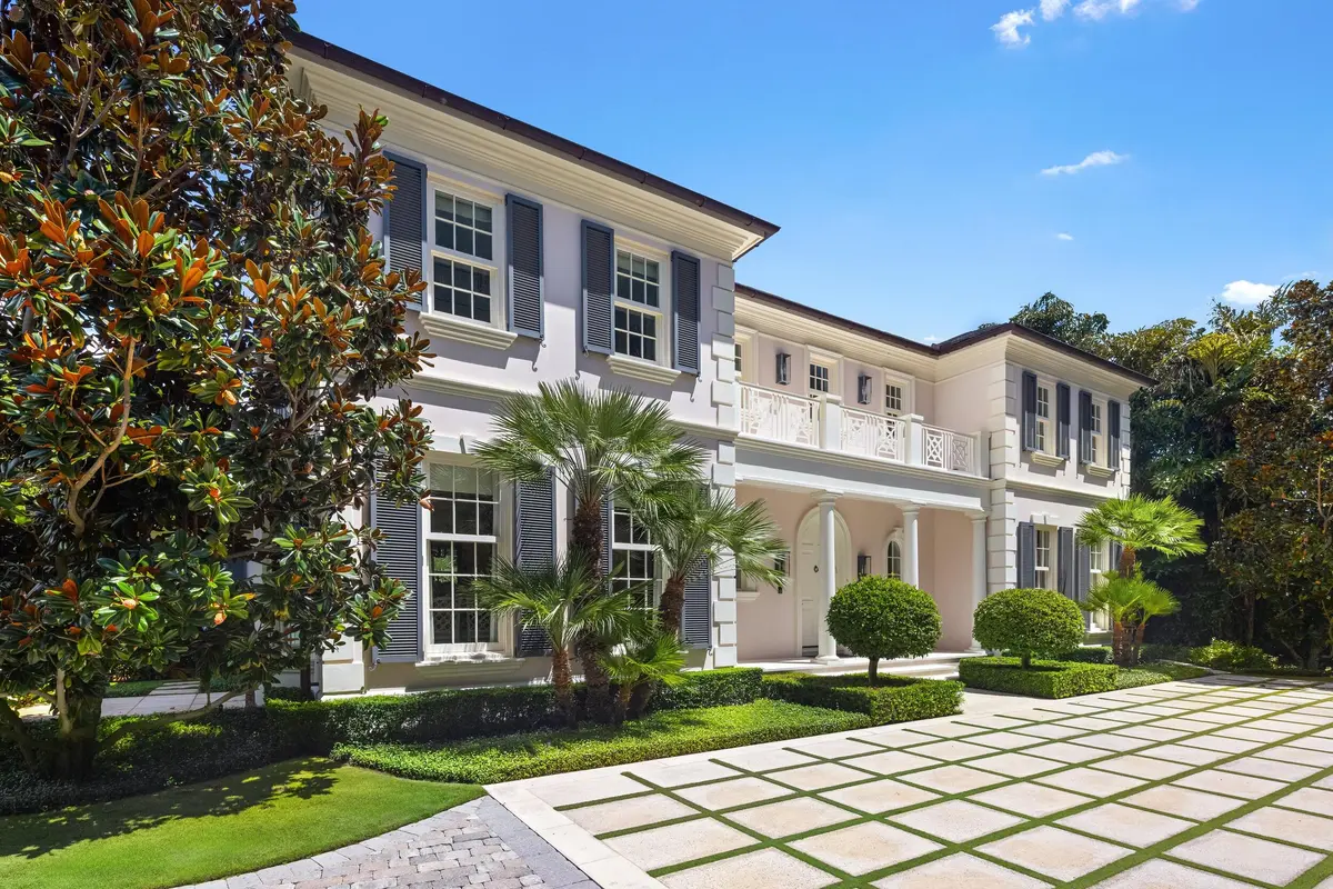Front Exterior at 255 Wells  Road, Palm Beach