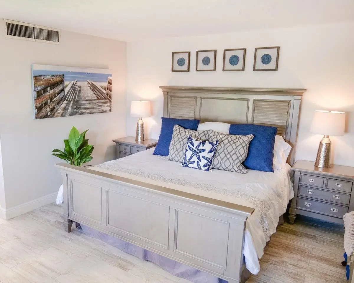 Primary Bedroom at 2800 N OCEAN Drive B-2D, Singer Island