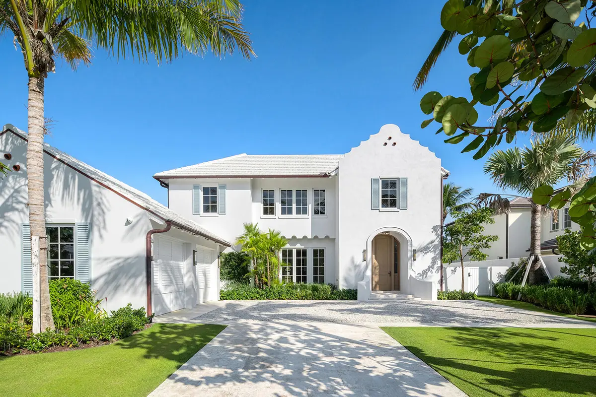 Exterior Front at 2219 IBIS ISLE Road, Palm Beach
