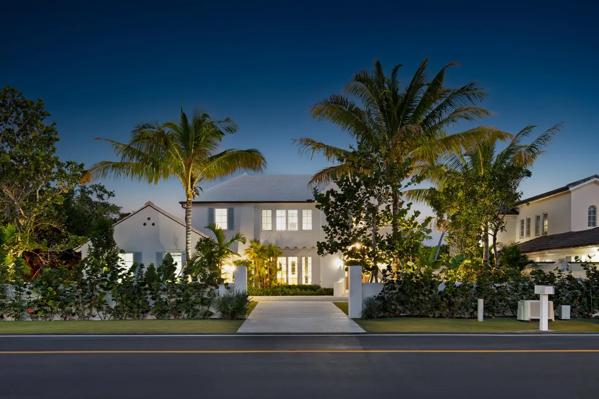 Exterior Front at 2219 IBIS ISLE Road, Palm Beach