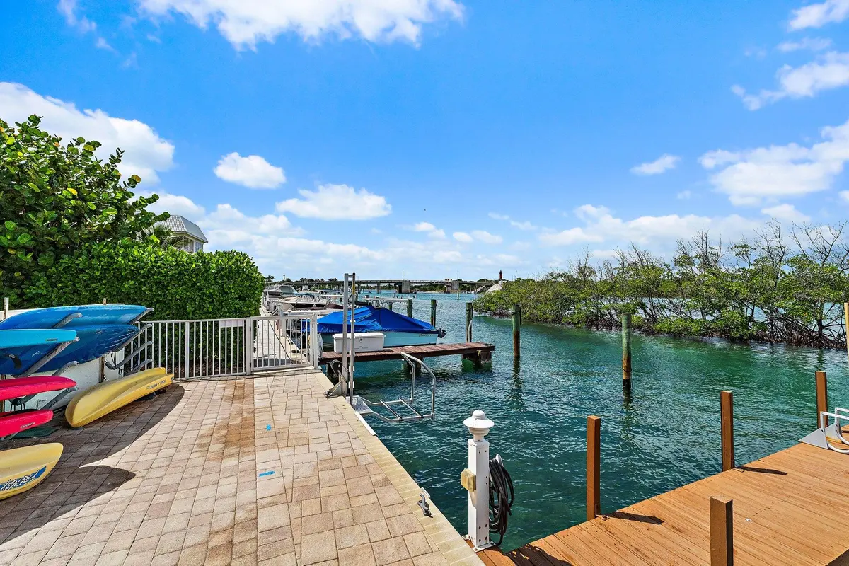 Community Boat Slips at 375 Beach Road 201, Tequesta