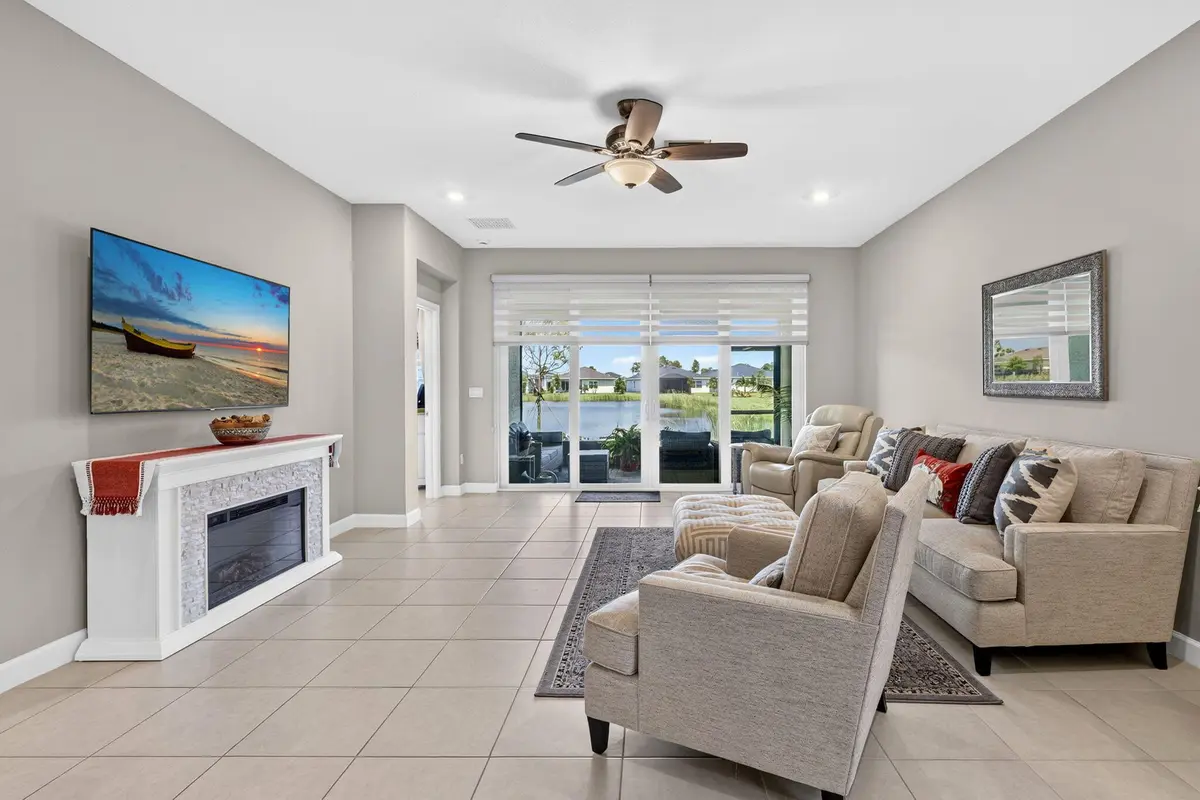 Lakeview from living area at 2048 SE Crosswood Way, Port St. Lucie