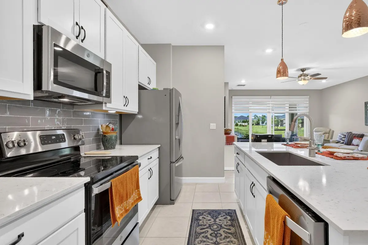 2048 kichen with water views at 2048 SE Crosswood Way, Port St. Lucie