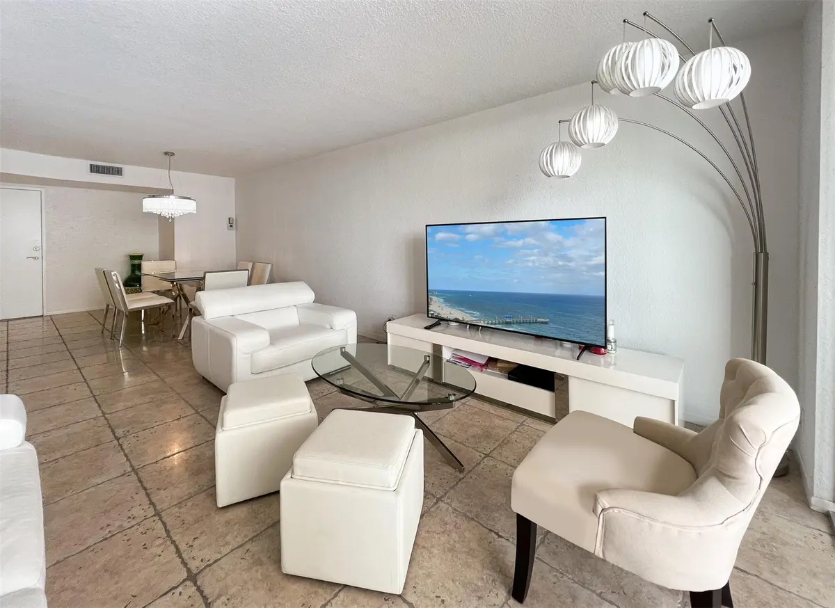 Living/dining room at 101 Briny Avenue 810, Pompano Beach