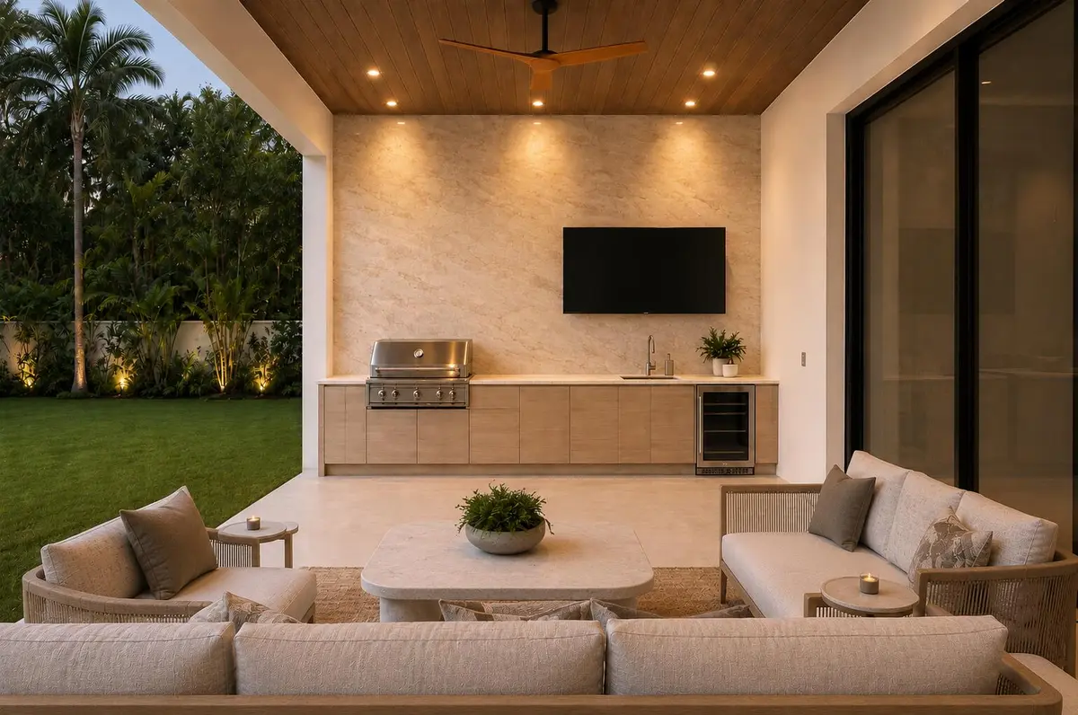 125 Outdoor Patio at 125 NE 21st Court, Wilton Manors