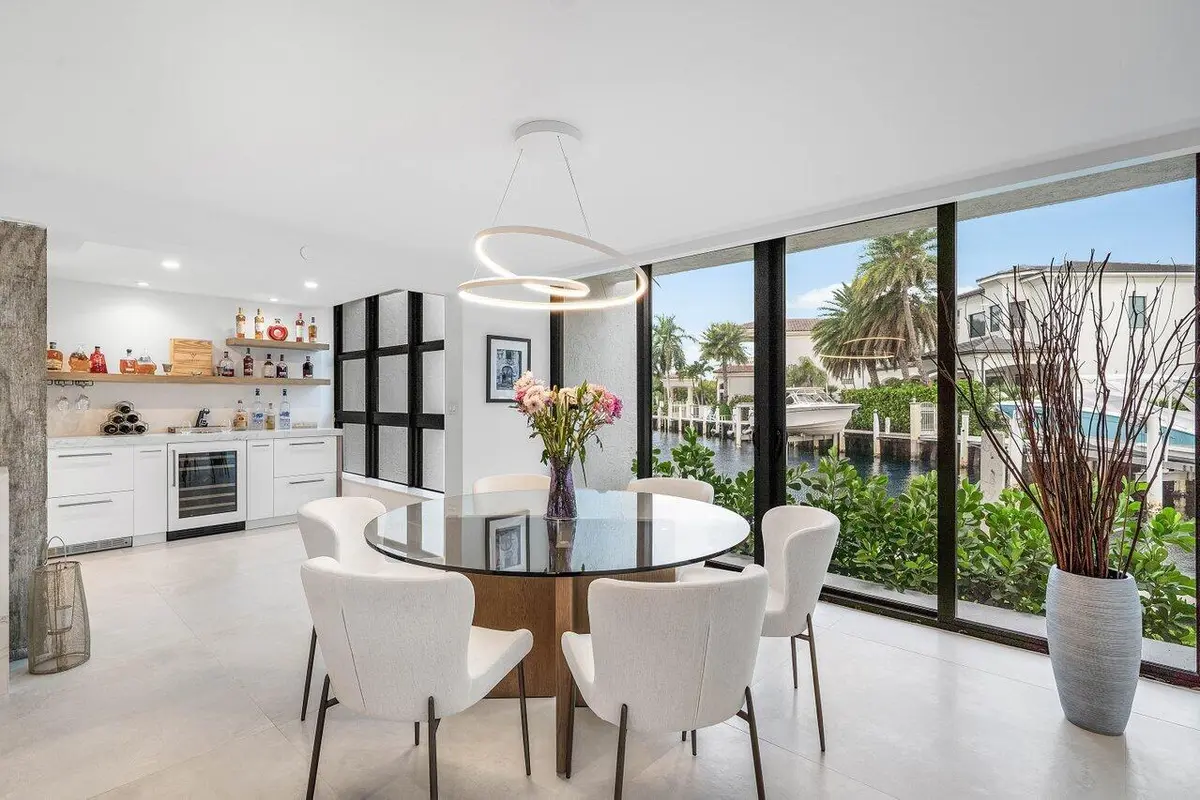 Dining Area at 4740 S Ocean Boulevard 105, Highland Beach