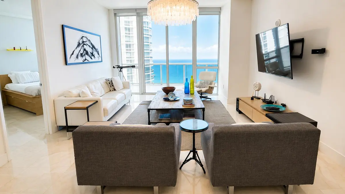 LIVING ROOM 2 at 15901 COLLINS Avenue 2603, Sunny Isles Beach